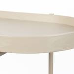 Table console Amaya Beige - En partie en bois massif - 85 x 76 x 39 cm