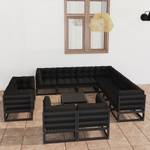 Garten-Lounge-Set (12-teilig) 3009711-2 Anthrazit - Schwarz