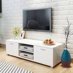 Meuble tv 292557 Blanc crème brillant - Profondeur : 140 cm