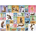 Teile Yoga 1000 Puzzle Cats