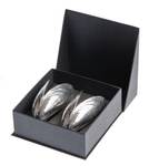 Muschelbesteck 47620 2-teilig Silber - Metall - 3 x 2 x 6 cm