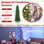 225cm Künstlicher Weihnachtsbaum Grün - Kunststoff - 81 x 225 x 81 cm
