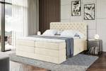 Boxspringbett BOXI8 KING Ecru - Breite: 180 cm