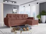 Ecksofa Palermo L Cord Pink