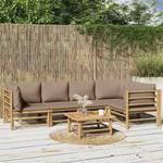 Salon de jardin 3028491-21 (lot de 6) Marron - Taupe