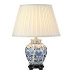 Tischlampe YUNCIA Beige - Blau - Weiß - Keramik - 35 x 50 x 35 cm