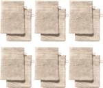 Waschhandschuh 12er-Pack 166402 Beige