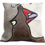 Coussin baiser Peau de vache / Polyester - Multicolore