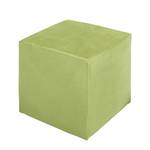 Pouf cubo Fredrik Tessuto - Verde