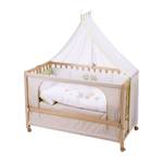 Lit pour enfant Room Bed Porte Bonheur Hêtre partiellement massif Jaune Blanc