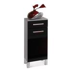 Set da bagno Hamilton (3 pezzi) Color argento/Nero lucido