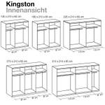 Schuifdeurkast Kingston A alpinewit - kastbreedte: 135cm - 2-deurs