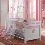 Babybed Liss wit/roze