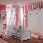 Babybed Liss wit/roze