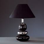Lampe de bureau Balon 1 ampoule - Chrome / Abat-jour - Noir