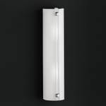 Wandlamp Filo aluminiumkleurig/wit - lengte: 35cm