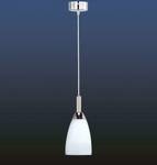 Hanglamp Leaves 1 lichtbron - mat nikkel/chroom