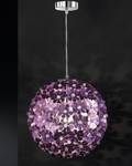 Lustre / Suspension Purple 1 ampoule - Diamètre 35 cm