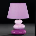 Lampe de bureau Rocco Tres Céramique / Textile - Violet