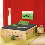 Letto multifunzione Claas Legno massello di pino - Superficie letto: 160 x 200 cm