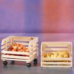 Cassette impilate per frutta Frutis Beige - Legno massello - 37 x 80 x 30 cm