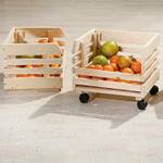 Cassette impilate per frutta Frutis Beige - Legno massello - 37 x 80 x 30 cm