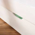 Slaapbank Leonie hout wit uitschuifbaar - 90 x 200cm