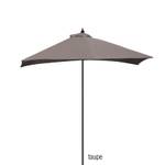 Parasol Elba Lavable Couleur taupe