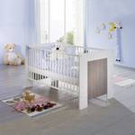 Letto per bambini Janne Bianco/Effetto pino rustico - Include spalliere