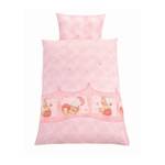 Babybettwäsche Kuschelbär (2-teilig) Decken- & Kissenbezug - Rosa