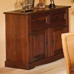 Sideboard Zacateca 2 deuren - gebeitst en gewaxt massief grenenhout