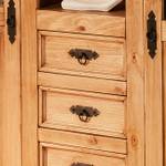 Dressoir Zacateca Bruin - Massief hout - Hout - 149 x 154 x 51 cm