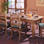 Sedia sala da pranzo Zacateca (Set 2) Legno massello di pino anticato