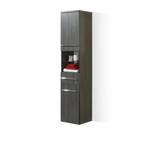 Armoire colonne Markham Pin anthracite