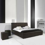 Gestoffeerd bed Isa Comfort kunstleer - Bruin - 160 x 200cm