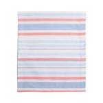 Sur-nappe Fino Rayures bleues - 80 cm x 80 cm