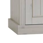 Armoire vitrine Lyngby I Pin massif - Pin blanc / Pin Wengé