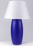 Lampe de bureau Birmingham Bleu - Céramique - Pierre - Hauteur : 67 cm