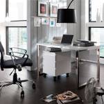 Schreibtischset Paddington (2-teilig) Schreibtisch & Rollcontainer - Hochglanz Weiß