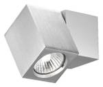 Cub wandlamp 1 lichtbron - vierkant, draaibaar - aluminium