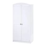 Armoire Laura Blanc - Bois manufacturé - 91 x 192 x 57 cm