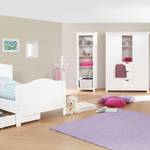 Kinderkamerset Nina 1- (3-delig, bed, commode met deuren en 2-deurige kledingkast met middenstuk