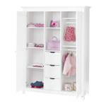 Voordeelset Nina ( 3-delig) kinderbed, commode met lades en kledingkast 2-deurs met middenconsole