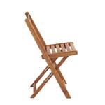 Chaises pliantes Porto (lot de 2) Bois d‘eucalyptus huilé