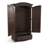 Armoire de vestibule San Carlos Marron - Bois massif - Bois/Imitation - 110 x 202 x 62 cm