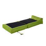 Fauteuil convertible Caneva Cuir synthétique vert