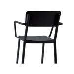 Lot de chaises avec accoudoirs Lisboa 2 pièces - Noir