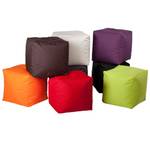 Pouf Scuba Cube Tissu anthracite