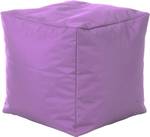 Pouf Scuba Cube Tissu violet