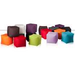 Pouf cubo Scuba Cube Tessuto verde